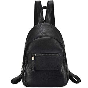 fanceline small backpack purse for women fashion pu leather backpack convertible ladies sling bag