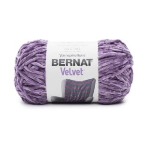 bernat velvet yarn, 10.5 oz, gray orchid,16103232010