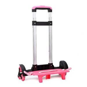 backpack hand truck yub wheeled cart trolley hand aluminium alloy folding trolley cart for schoolbag