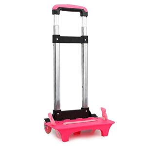 backpack hand truck yub wheeled cart trolley hand aluminium alloy folding trolley cart for schoolbag