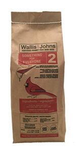 wallis johns peanut free wild bird seed - something for everyone(2) blend (6 lb)