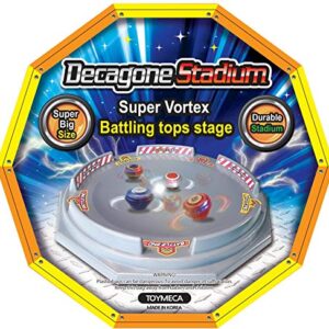 TOYMECA Decagon Battling Tops Stadium Large Size 25" Big Arena for 4~6 Kids