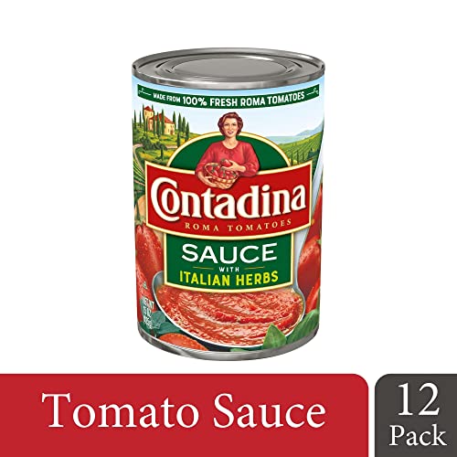 Contadina Tomato Sauce With Italian Herbs, 12 Pack 15 Ounce (Pack of 12)