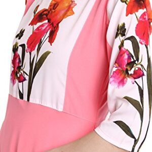 Janasya Indian Women's Tunic Tops Crepe Kurti for Women(XXX-Large) Pink