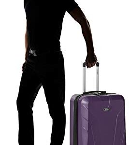 Samsonite Frontier Spinner Ladies Medium Purple Polycarbonate Luggage Bag TSA Approved Q12050002