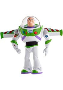 toy story ultimate walking buzz lightyear, 7 in tall figure with 20+ sounds and phrases, walking motion and expandable wings, gift for kids 3 years and older with expandable wings