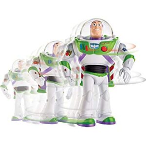 Toy Story Ultimate Walking Buzz Lightyear, 7 in Tall Figure with 20+ Sounds and Phrases, Walking Motion and Expandable Wings, Gift for Kids 3 Years and Older with Expandable Wings