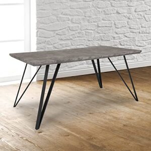 Flash Furniture Cornith 31.5-Inch Dining Table, Faux Concrete Finish (Hgdt01278054)