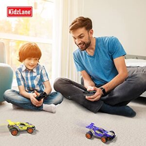 Kidzlane Kids Remote Control Cars – 2 Race Cars Racing Together with All-Direction Drive, 35 ft Range - Remote Control Car Set for Kids, Girls, Boys Boys 4-7, 8-12 Years Old