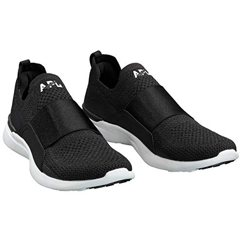 APL: Athletic Propulsion Labs Women's Techloom Bliss Sneakers, Black/Black/White, 5.5 Medium US