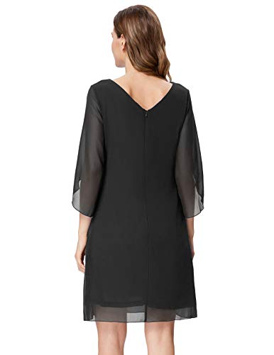 GRACE KARIN Summer Dresses for Women 2023 Loose Tunic Chiffon Dress Plus Size Black XXL