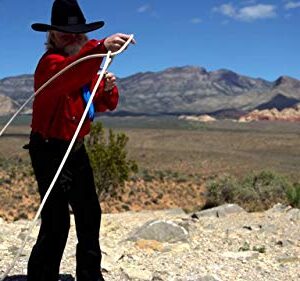 Western Stage Props - How to Trick Rope Kit | Cowboy and Cowgirl Rope | Beginner or Advanced Lariat Looper Rope for Kids and Adults, 13 Foot(Cotton Trick Rope + Instructional DVD)