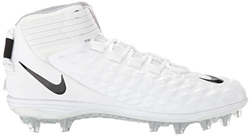 Nike New Force Savage Pro 2 Football Cleats White/Black/Wolf Grey Size 13 M