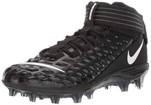 nike men's force savage pro 2 football cleat black/white/anthracite size 15 m us