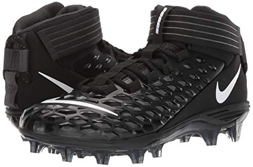 Nike Men's Force Savage Pro 2 Football Cleat Black/White/Anthracite Size 14 M US