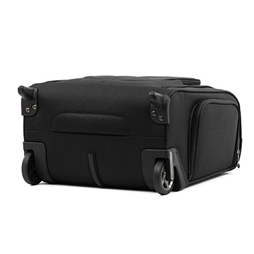 Travelpro Tourlite Softside Lightweight Rolling Underseat Compact Carry-On Upright 2 Wheel Bag, Men and Women, Black, 15-Inch