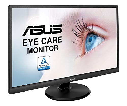 ASUS 23.8” Full HD Computer Monitor, 1080p, HDMI, VGA, Eye Care, 178° Wide Viewing Angle - VA249HE, Black