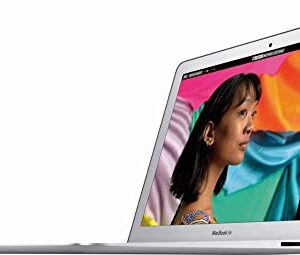 Model Apple MacBook Air 13.3in 1440 x 900 Glossy Display Laptop, Intel Core i5, 8GB RAM, 128GB SSD, Backlit Keyboard, WIFI, Bluetooth, Mac OS, Silver (Renewed)