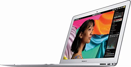 Model Apple MacBook Air 13.3in 1440 x 900 Glossy Display Laptop, Intel Core i5, 8GB RAM, 128GB SSD, Backlit Keyboard, WIFI, Bluetooth, Mac OS, Silver (Renewed)