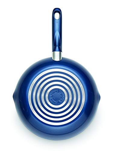 T-fal - B0370764 T-fal B03707 Excite ProGlide Nonstick Thermo-Spot Heat Indicator Dishwasher Oven Safe Fry Pan Cookware, 12-Inch, Blue