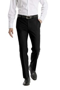 calvin klein men modern fit dress pant, black, 33w x 32l