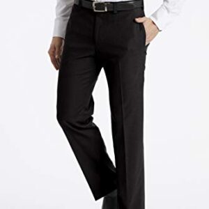 Calvin Klein Men Modern Fit Dress Pant, Black, 33W x 32L
