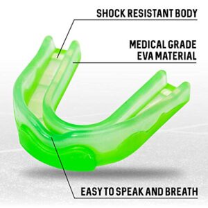 Franklin Sports Athletic Mouthguards - Sport Mouthguards for Football, Wrestling, MMA, Boxing + More - All Sport Mouthguards - Youth Ages 6 - 11 - 2 Pack