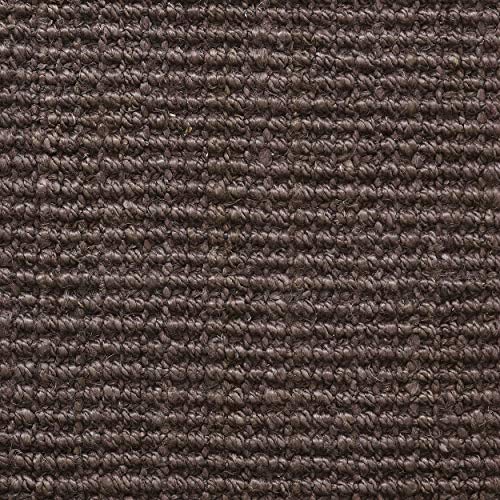 SUPERIOR Reversible Kula Jute Area Rug, 3' x 5', Chocolate