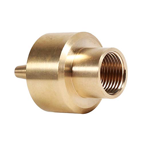 Fountain Nozzle Heads, Brass Column Multi Direction Jet Pond Fountain Water Spray Sprinkler Head Garden Outdoor Decorations Accessories (1/2")