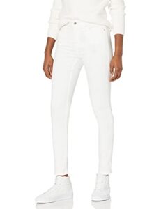 amazon essentials women's skinny jean, white, 12