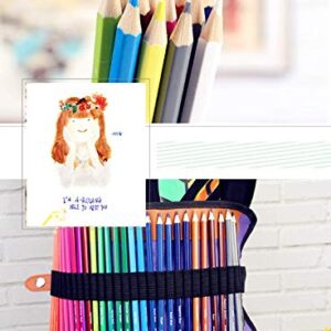 ARZASGO 36 Colored Pencils Set, Artist Coloring Pencils for Adult Coloring Books, Artist Sketch, Premier Drawing Pencils with Canvas Roll-up Pouch Bag and Pencil Sharpener