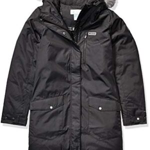 Columbia Women's Suttle Mountain Long Insulated Jacket, Black, X-Large