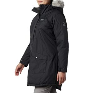 Columbia Women's Suttle Mountain Long Insulated Jacket, Black, X-Large