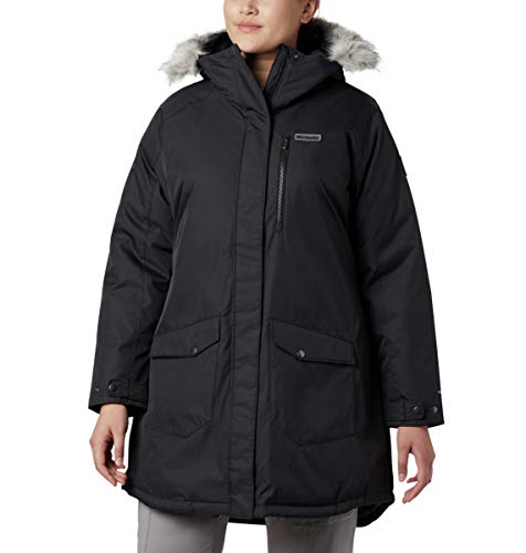 Columbia Women's Suttle Mountain Long Insulated Jacket, Black, X-Large