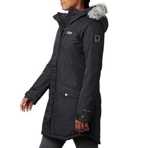 Columbia Women's Suttle Mountain Long Insulated Jacket, Black, X-Large