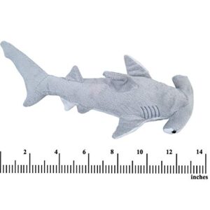 Bedwina Stuffed Animal Sharks - Pack of 2 Large, 14 inch Mako & 13 inch Hammerhead Plush Shark Toys, Stuff Animals Toy, for Baby Toddlers & Kids