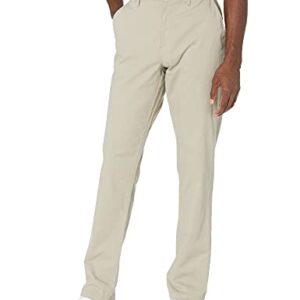 Amazon Essentials Men's Athletic-Fit Casual Stretch Chino Pant (Available in Big & Tall), Khaki Brown, 40W x 32L