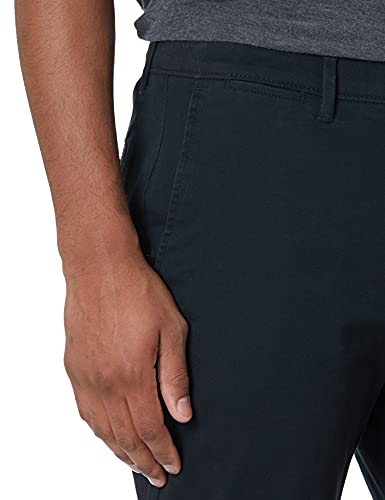 Amazon Essentials Men's Skinny-Fit Casual Stretch Chino Pant, Black, 29W x 34L