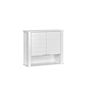riverridge white madison collection 2-door wall cabinet