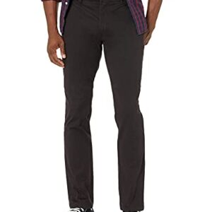 Amazon Essentials Men's Skinny-Fit Washed Comfort Stretch Chino Pant (Previously Goodthreads), Black, 30W x 32L