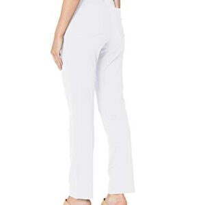 Gloria Vanderbilt womens Amanda Classic High Rise Tapered Jean, Vintage White, 12 Petite Regular