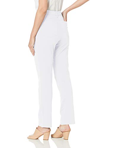 Gloria Vanderbilt womens Amanda Classic High Rise Tapered Jean, Vintage White, 12 Petite Regular