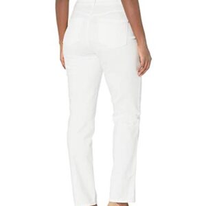 Gloria Vanderbilt womens Amanda Classic High Rise Tapered Jean, Vintage White, 12 Petite Regular