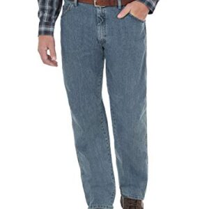 Wrangler Men's Performance Series 5 Pocket Regular Fit Denim Jeans - Mid Wash, Mid Wash, 36X32