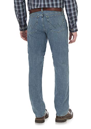 Wrangler Men's Performance Series 5 Pocket Regular Fit Denim Jeans - Mid Wash, Mid Wash, 36X32