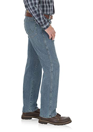 Wrangler Men's Performance Series 5 Pocket Regular Fit Denim Jeans - Mid Wash, Mid Wash, 36X32