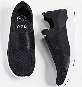 APL: Athletic Propulsion Labs Men's Techloom Bliss Running Sneakers, Black/Black/White, 14 Medium US