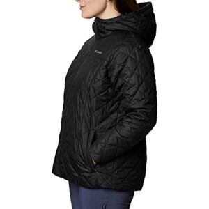 Columbia Women's Copper Crest Hooded Jacket, Black, 2X Plus