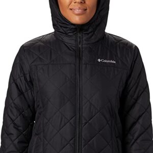 Columbia Women's Copper Crest Hooded Jacket, Black, 2X Plus