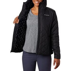 Columbia Women's Copper Crest Hooded Jacket, Black, 2X Plus